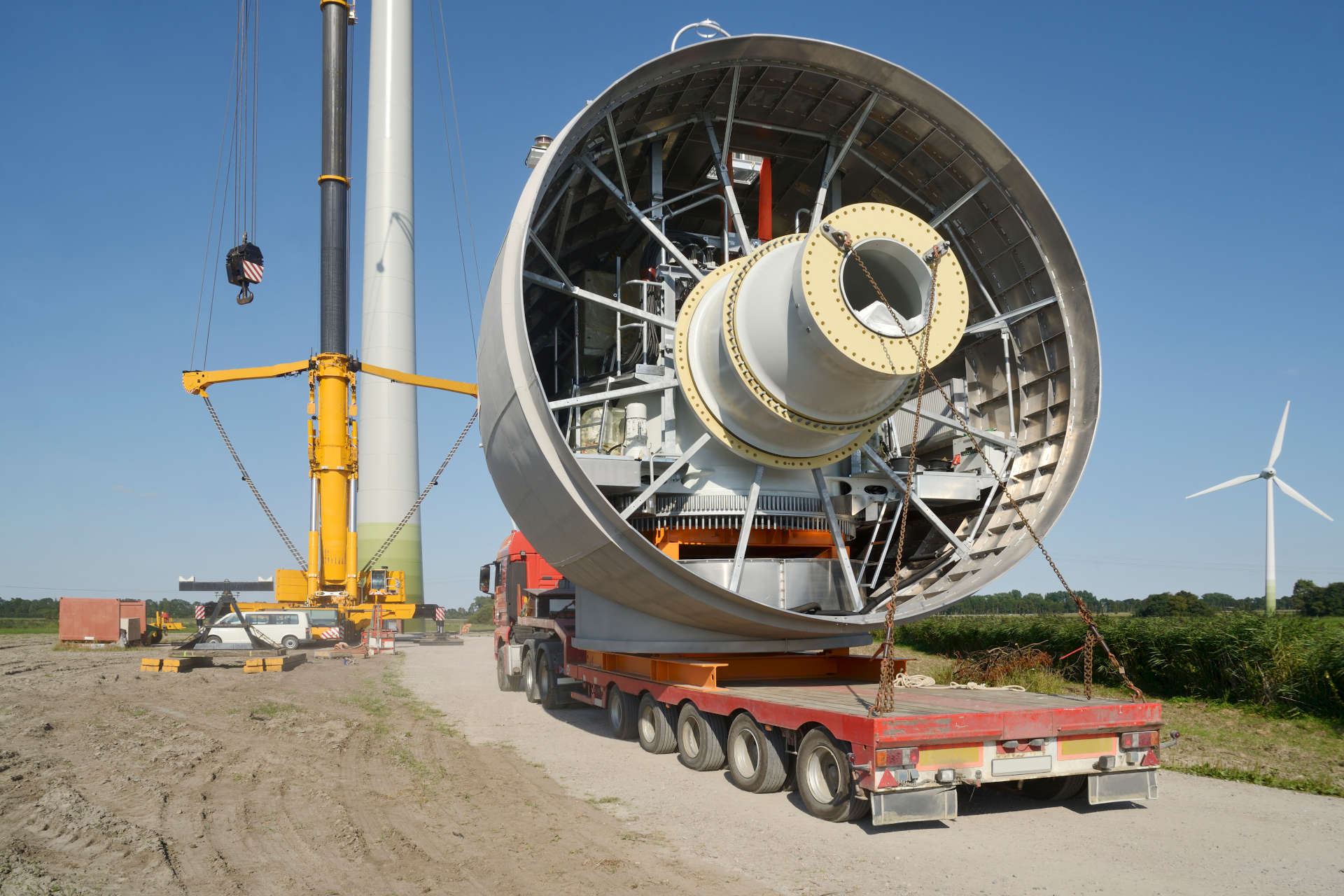 Bild eines Schwertransports